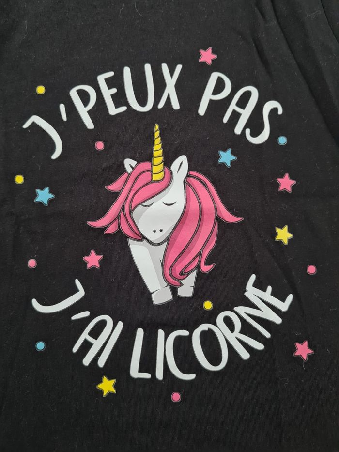 Tshirt manches courtes licorne - 3/4 ans - photo numéro 4