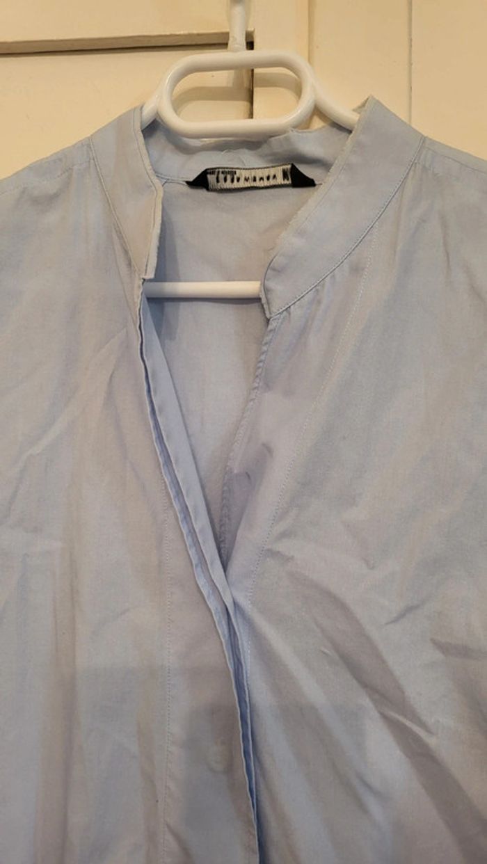 Chemise bleue en coton taille XS - photo numéro 3