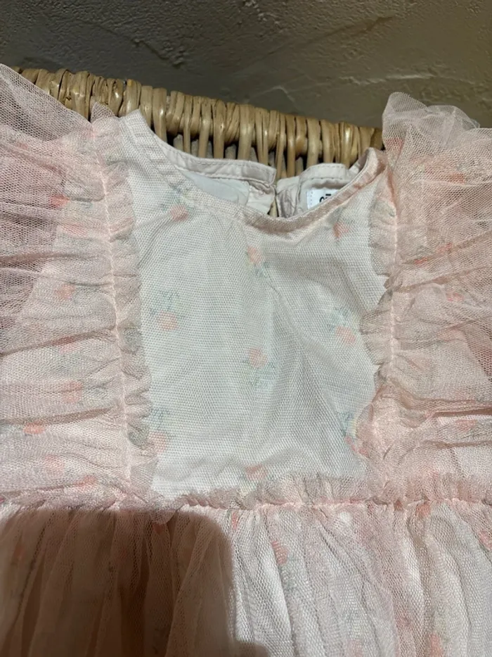 Robe orange Gemo 24mois en très bon état - photo numéro 3