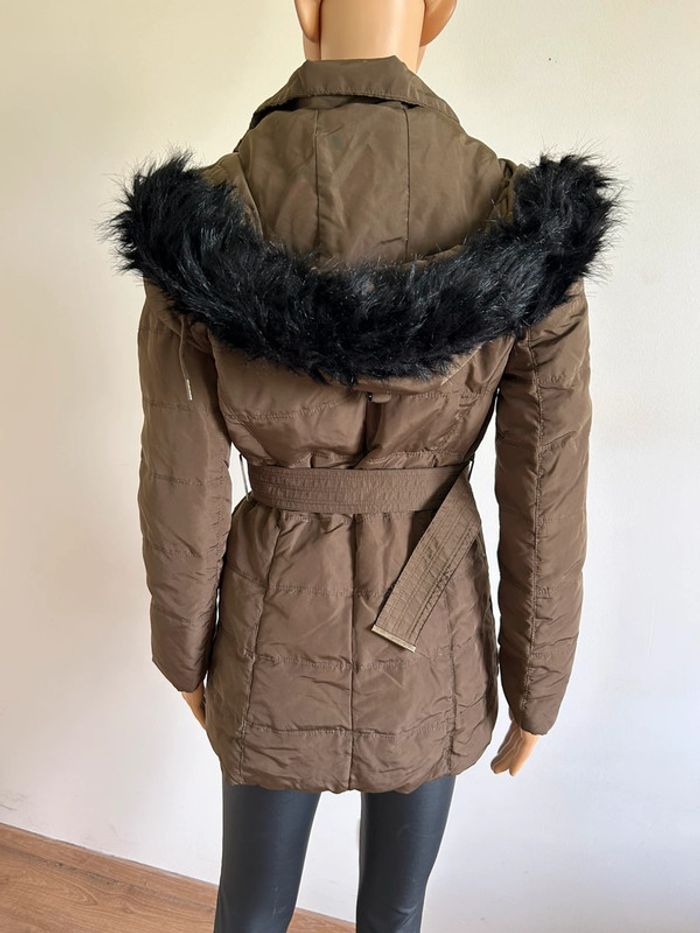 Doudoune kaki en plumes Esprit taille française 36 TBE - photo numéro 11
