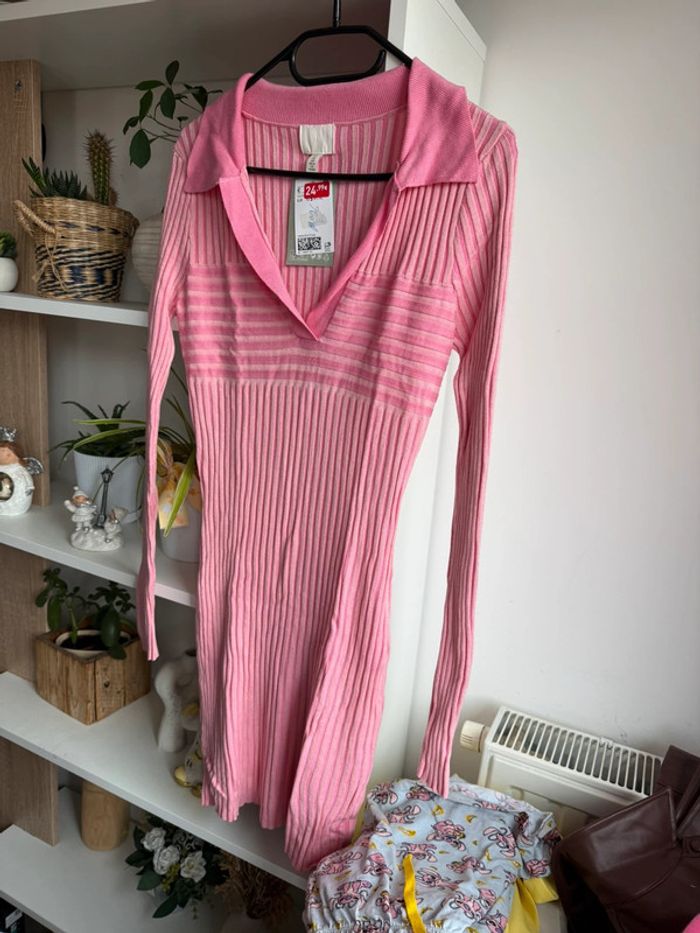 Robe pull côtelée H&M - photo numéro 3