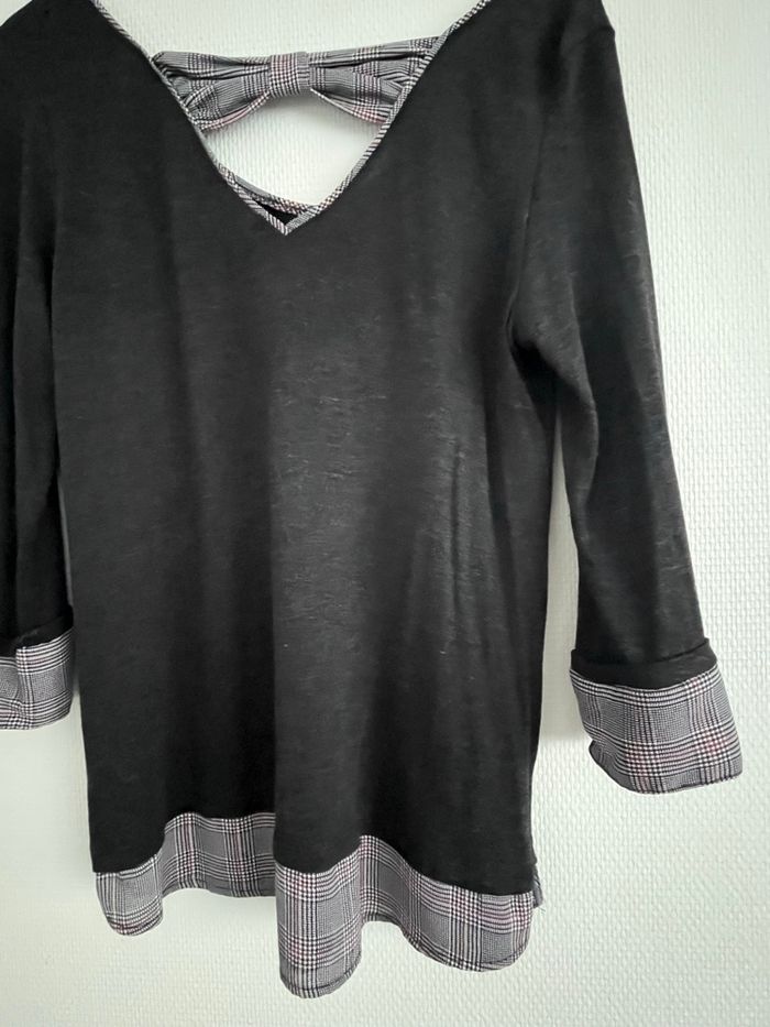 Haut noir et prince de galle - photo numéro 2