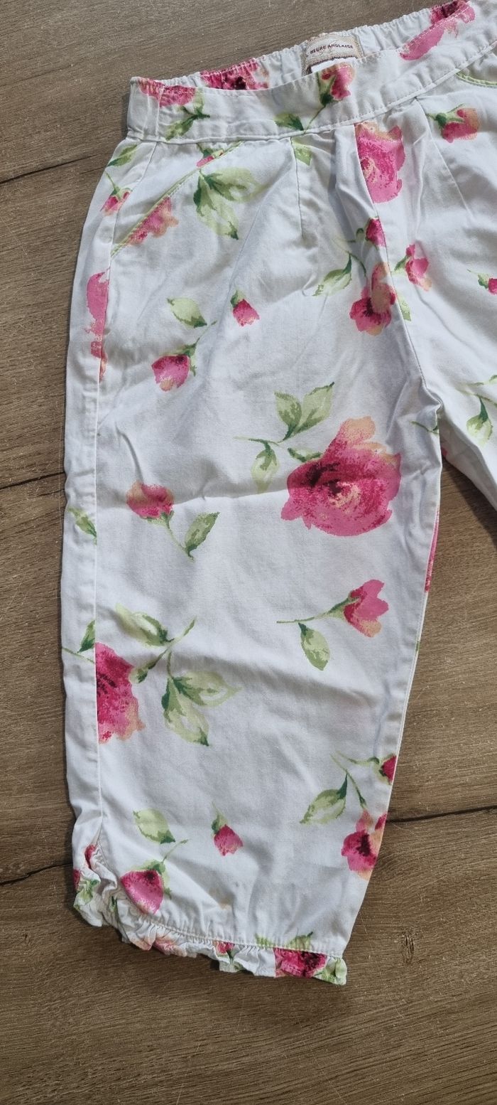 Pantalon 3/4 fleuri 6 ans 🌸 - photo numéro 2