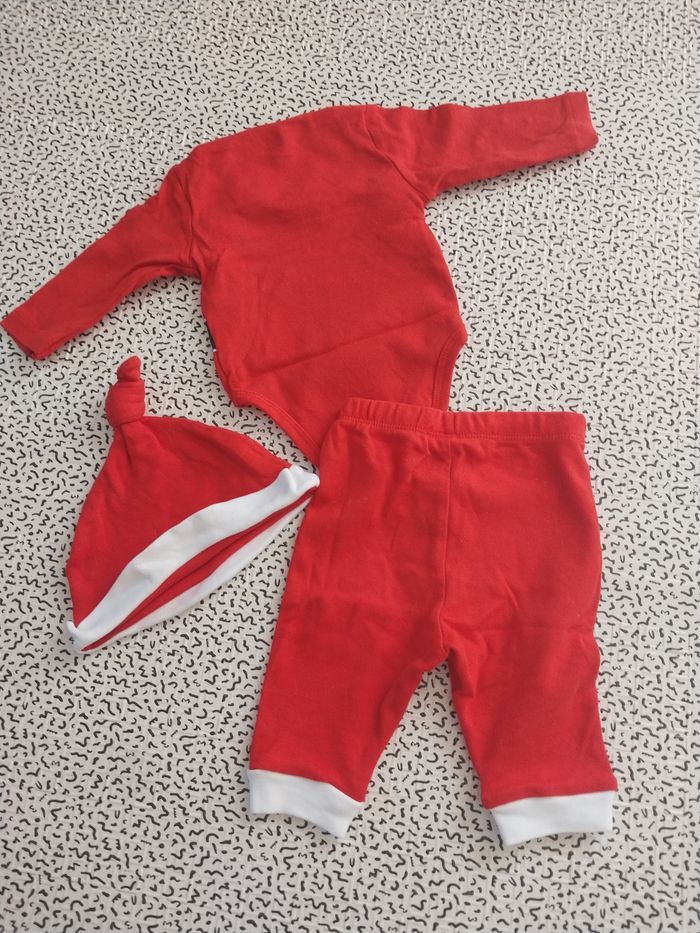 Tenue Père Noël bébé 3 mois - photo numéro 6