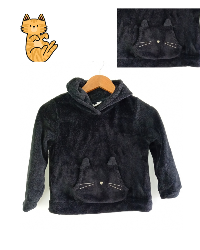 Sweat d'hiver chat H&M 8 ans