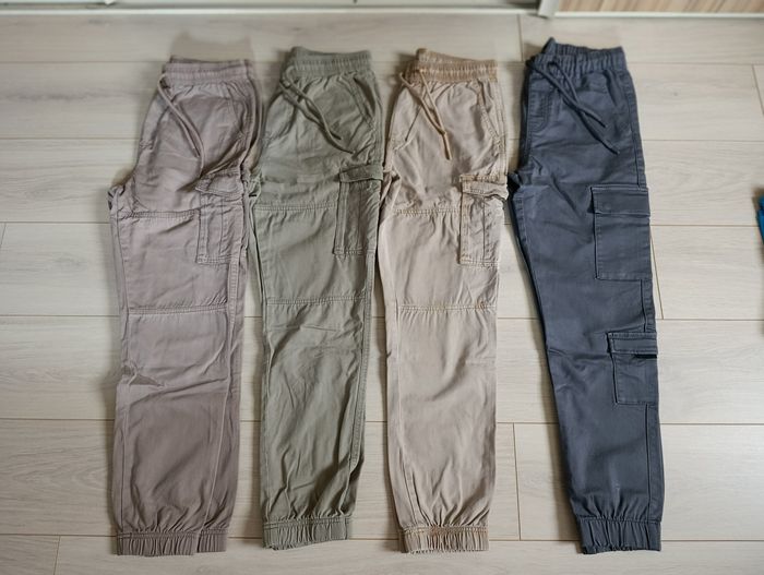 Lot de 4 pantalons cargo garçon taille S