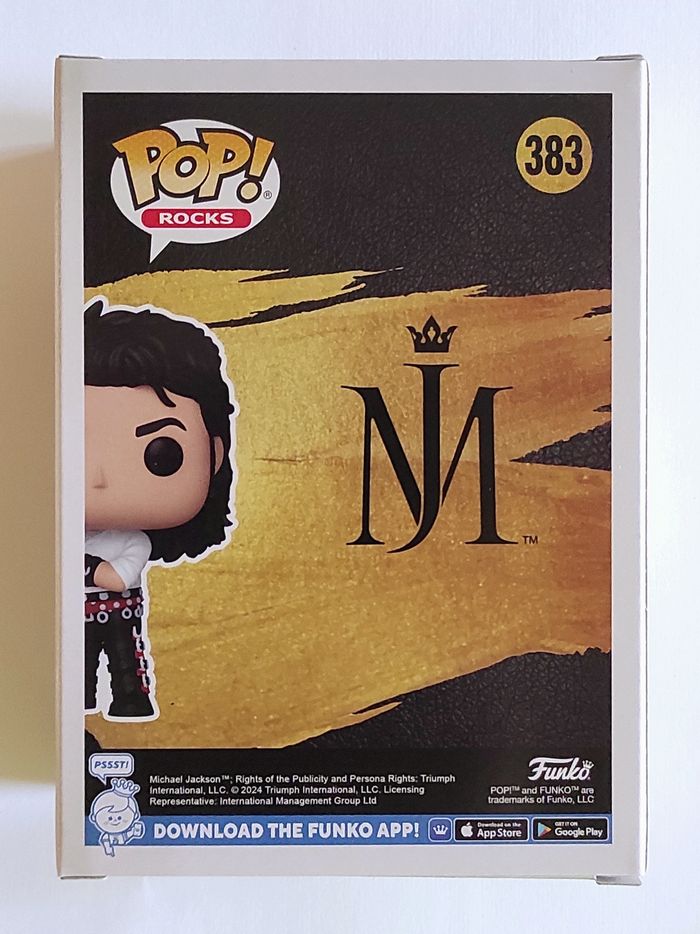 Funko POP Michael Jackson "Dirty Diana" #383 - Rocks - Figurine Vinyle - photo numéro 3