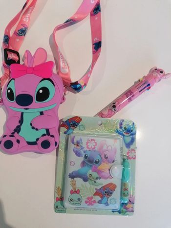 Ensemble Stitch Angel sac bandoulière, carnet, stylo Angel 👧🏻