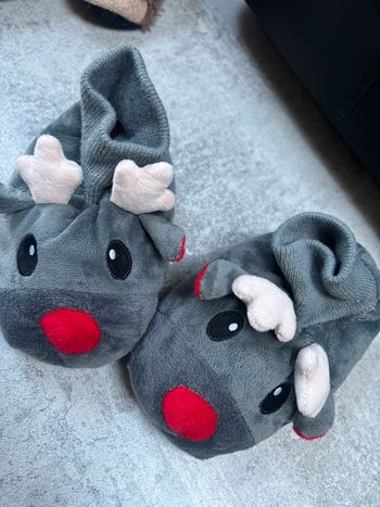 Pantoufles chaussons enfant rennes