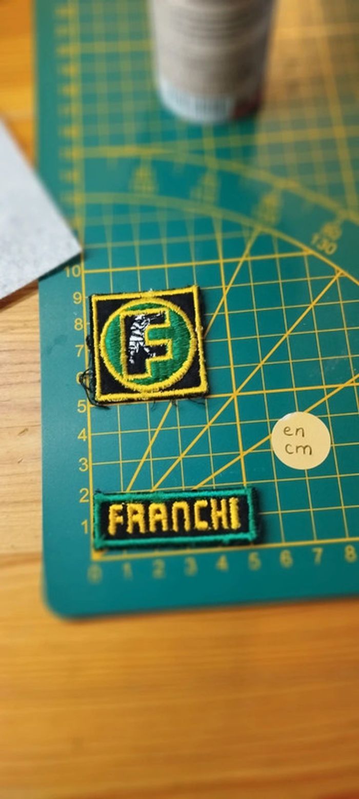 🍄 Patchs écussons Franchi 4cm - photo numéro 3