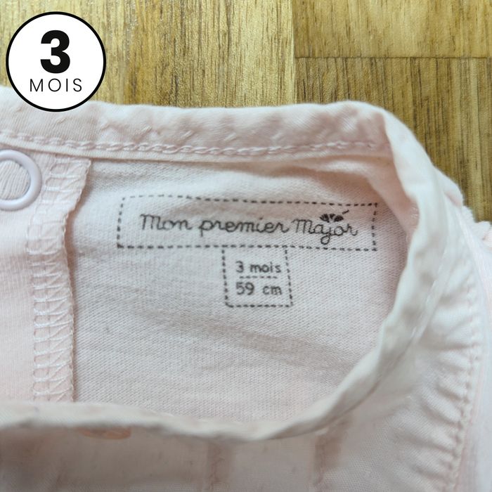 Lot 3 t-shirts manches longues - 3 mois - photo numéro 4