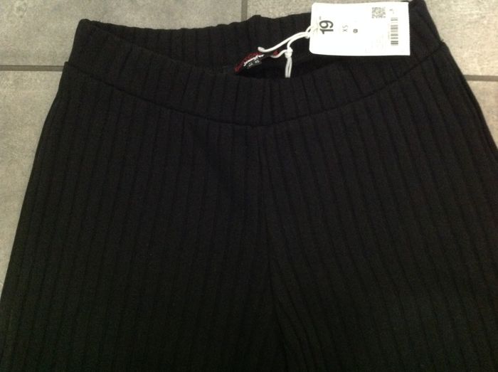 Pantalon noir jambes larges Jennyfer XS - photo numéro 2