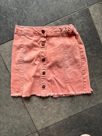 Jupe, jean, corail