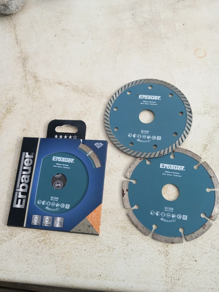 Lot de 3 disques 125mm