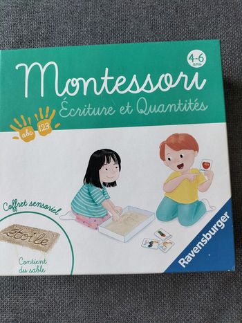 Coffret Montessori Ecriture et quantités