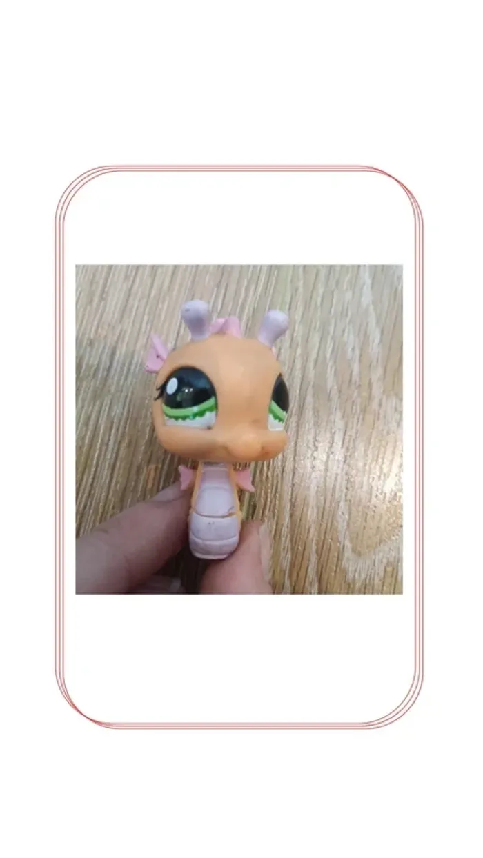 Figurine hippocampe orange Littlest Pet Shop- Hasbro - photo numéro 3