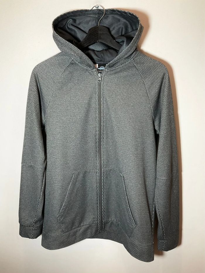 Sweat zippé à capuche C9 by Champion gris foncé taille 16/18 ans S adulte 208