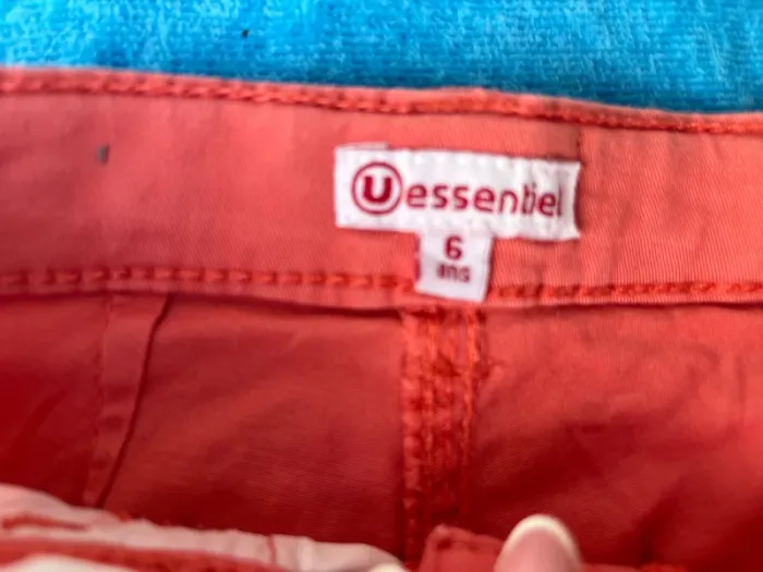 Bermuda u essentiel saumon taille 6 ans - photo numéro 3