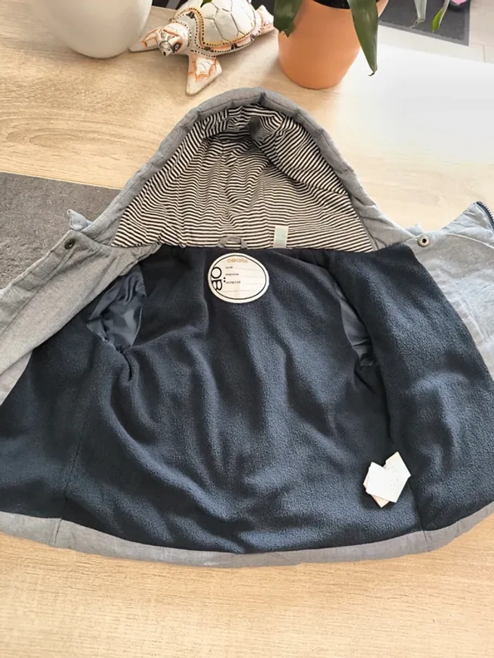 Manteau intérieur polaire garçon 6 mois obaibi et - photo numéro 12