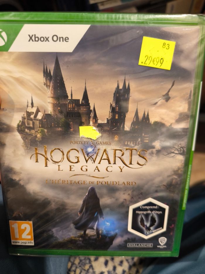 Jeu Xbox one Harry Potter Hogwarts legacy neuf sous blister AB prix ferme hogwartz