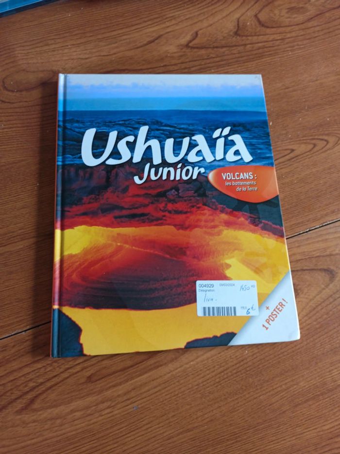 Livre Ushuaia junior volcans
