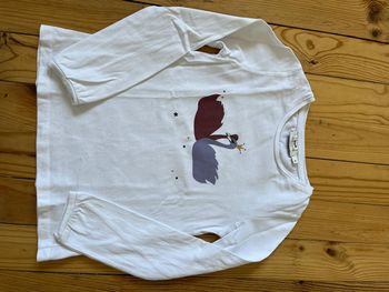 Tee-shirt blanc Cyrillus 8 ans