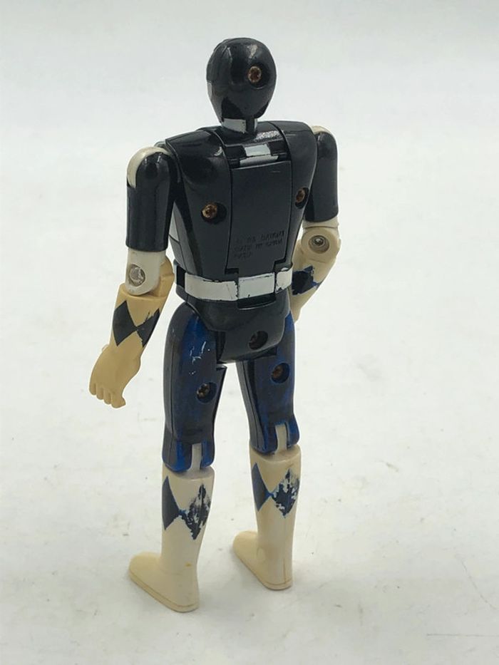 Figurine Power Rangers noir Flip Head Bandai 1993 14 cm - photo numéro 4