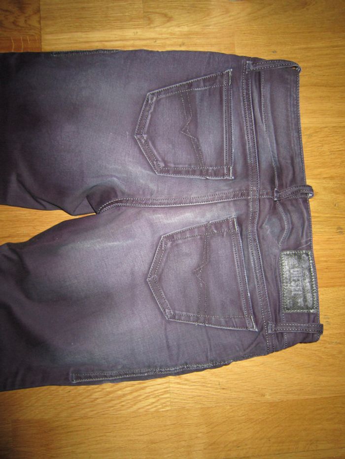 jeans slim mauve modèle gruppe diesel neuf T25 - photo numéro 4