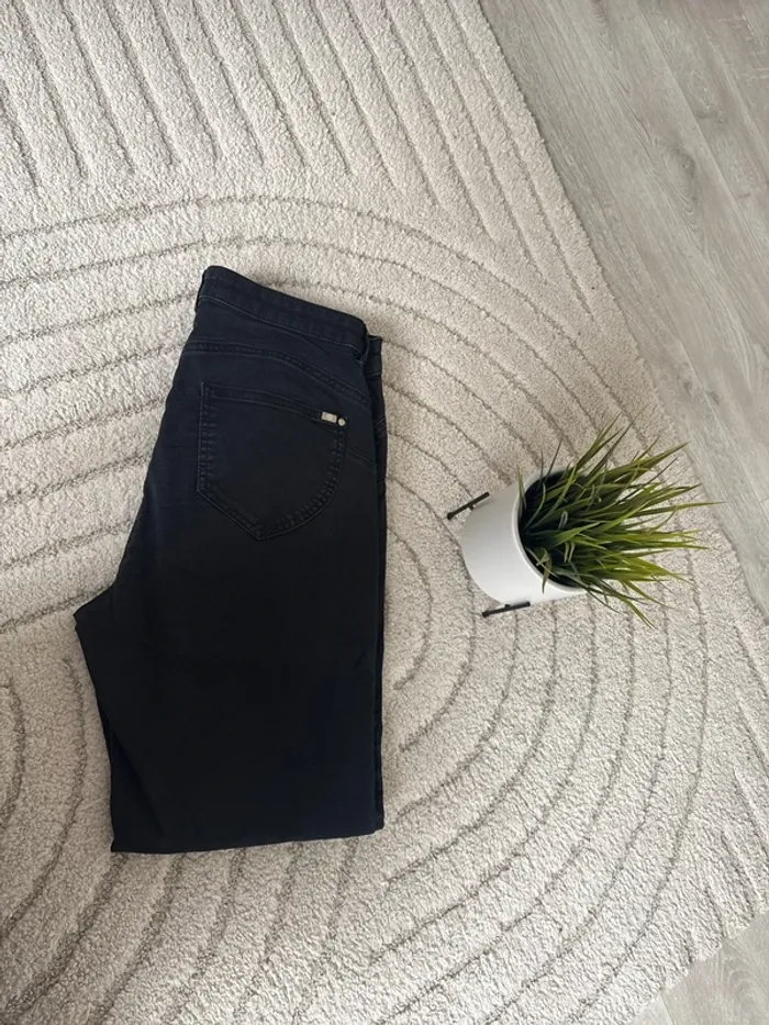 Pantalon jean noir breal taille 40 - photo numéro 3