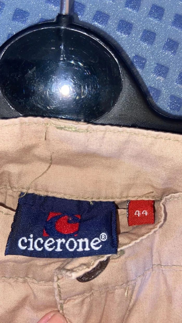 Pantacourt beige style cargo - photo numéro 2