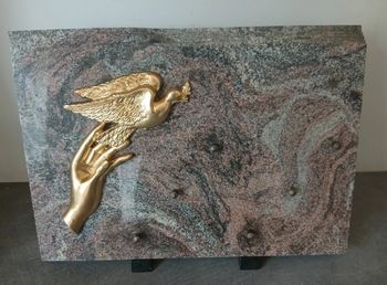Plaque en marbre