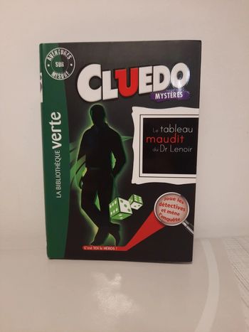 Livre cluedo mystères -le tableau maudit du Dr Lenoir