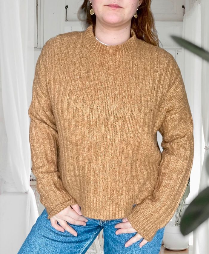 Pull marron clair Pimkie taille M très bon état