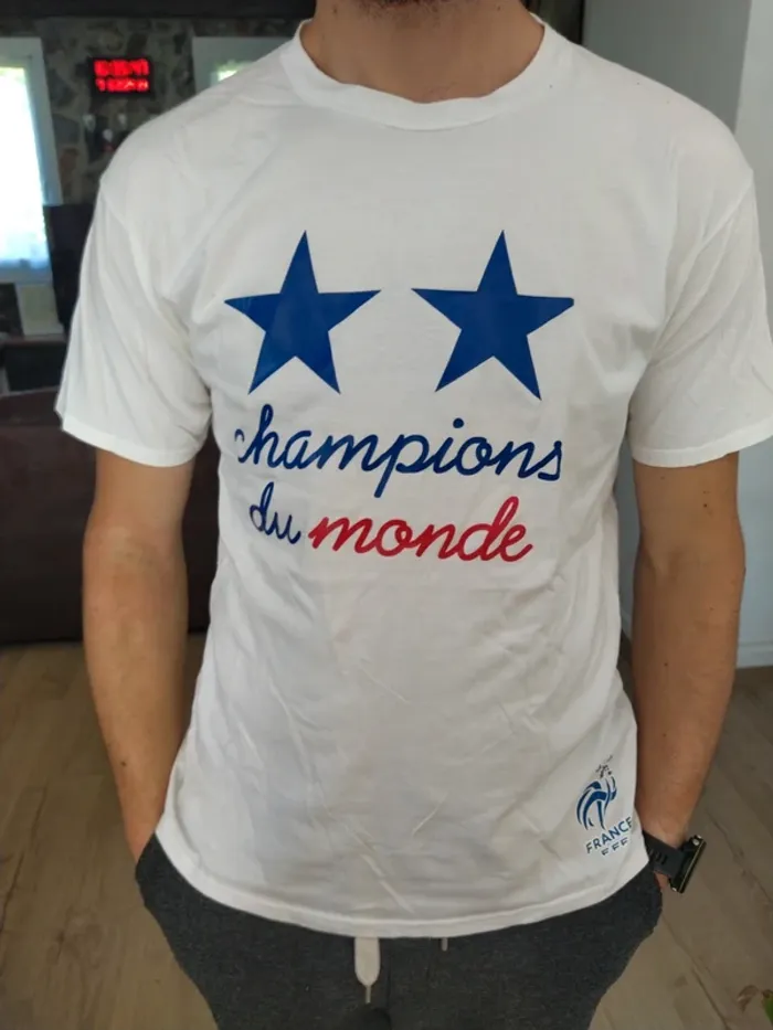 Tee-shirt champion du monde 2018
