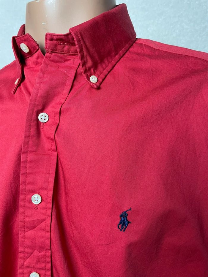 Chemise Ralph Lauren rouge - photo numéro 3