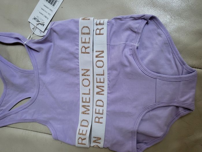Lot 2 ensembles brassière & boxer neufs Red Melon 11/12 ans - photo numéro 4