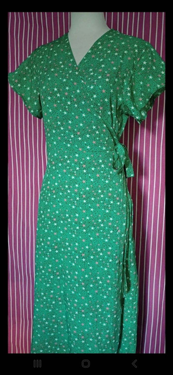 Robe longue porté feuille - photo numéro 2