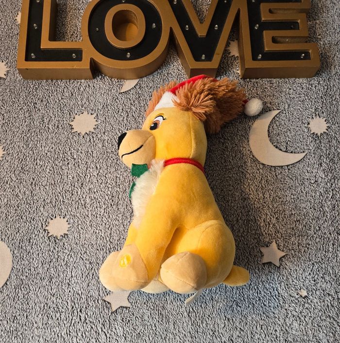 Peluche Lady Disney – Noël – Sonore – Comme neuve 🎄🐶 - photo numéro 2