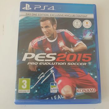 Jeu Playstation 4 PS4 Pro Evolution Soccer PES 2015 boite abimé