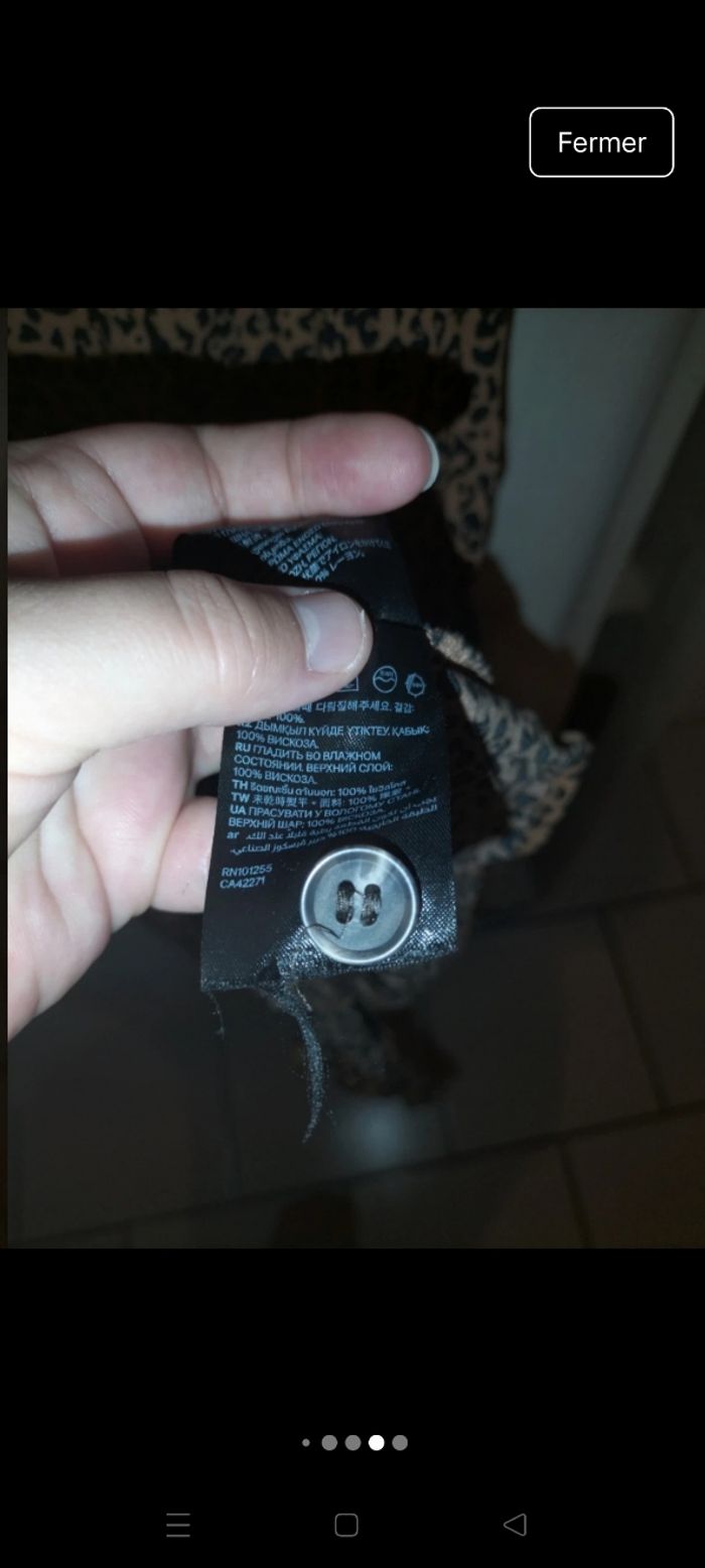 Débardeur léopard H&m taille 38 - photo numéro 6