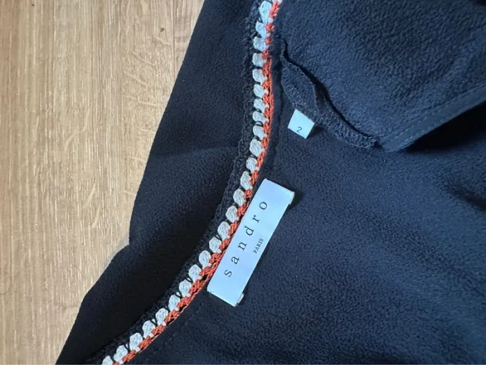 Robe Sandro noire taille 38 - photo numéro 4