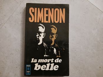 Livre Simenon La mort de Belle
