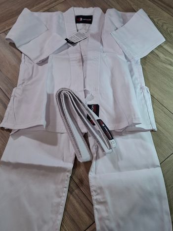 Combinaison karaté entraînement sport enfant garçon fille coton blanc