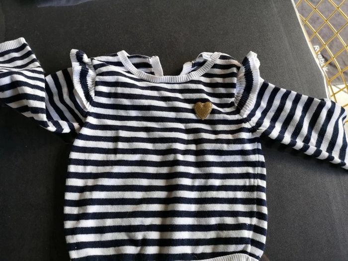 Pull marinière bébé fille verbaudet - photo numéro 3