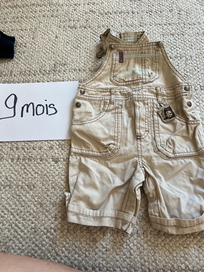 Salopette beige 9 mois