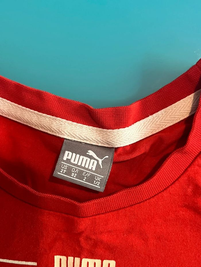 T shirt superman puma rouge - photo numéro 3