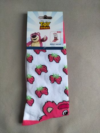 🩷 Chaussettes adulte Lotso (Toy Story) - 36/43- Disney - Neuve 🩷