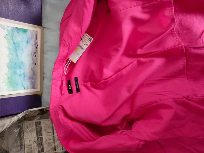 veste en lin rose 38 - photo numéro 11