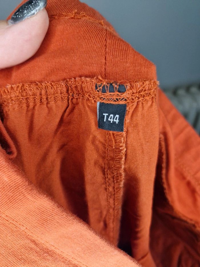 Bermuda orange rouille taille 44 - photo numéro 4