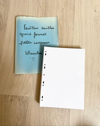 160 feuilles doubles
